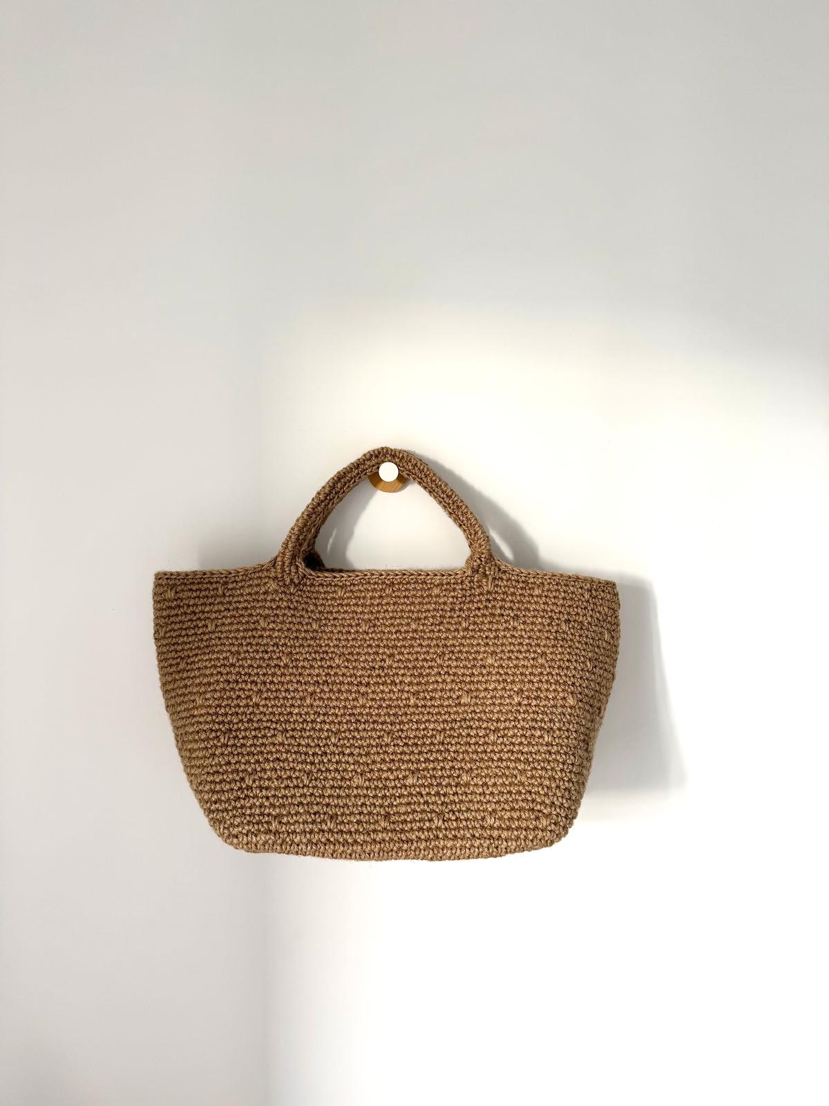 Sac Cabas Jute Boutons