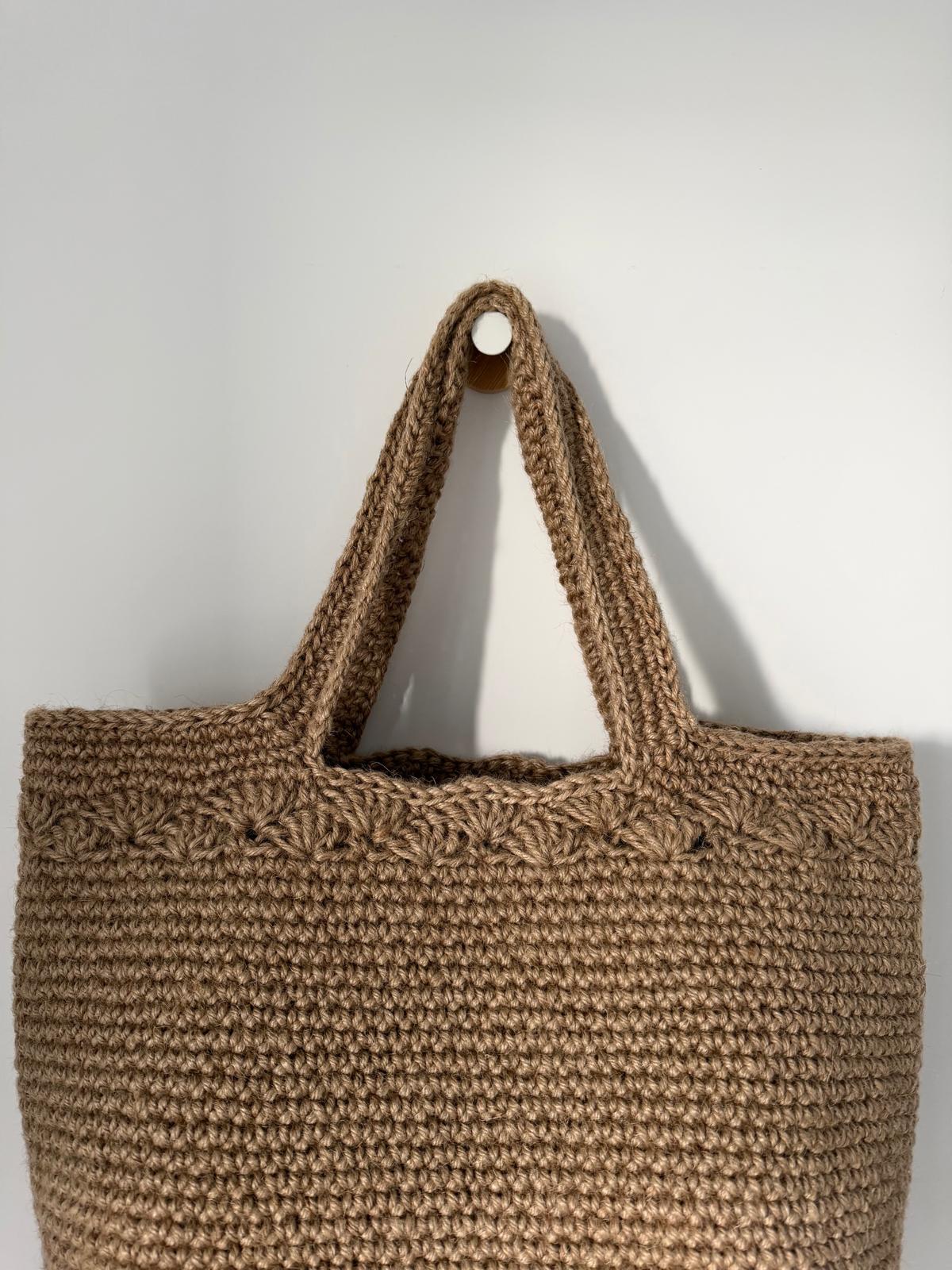 Sac Cabas Jute Broderie