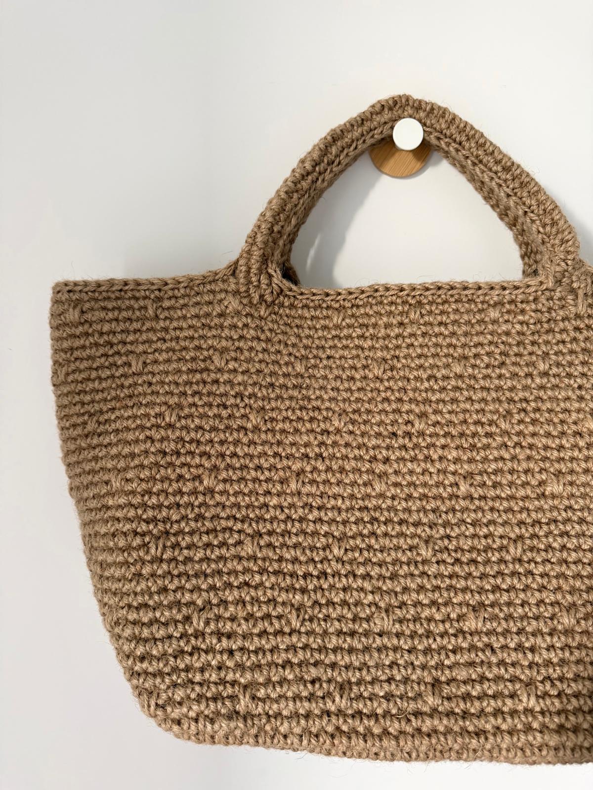 Sac Cabas Jute Boutons