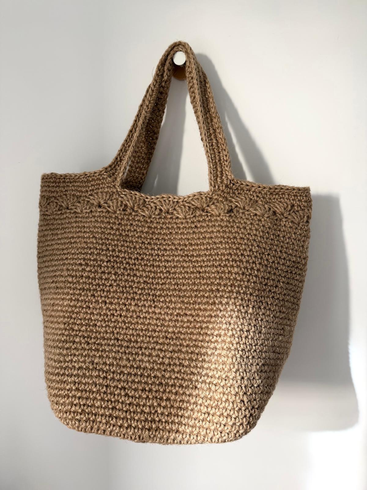 Sac Cabas Jute Broderie