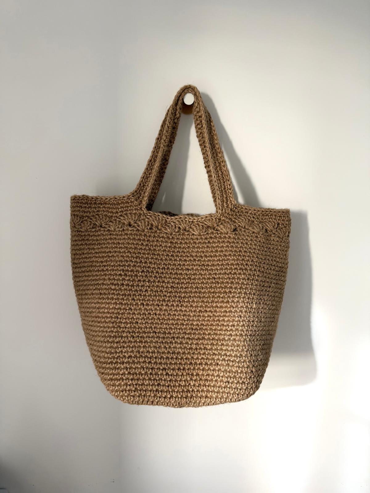 Sac Cabas Jute Broderie