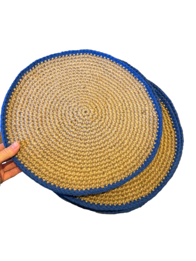 Set de table Jute Bleu Marine