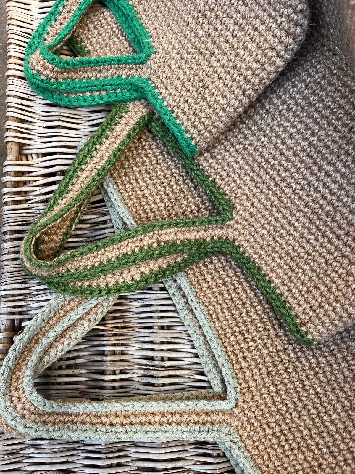 Sac Cabas Jute Vert Sauge