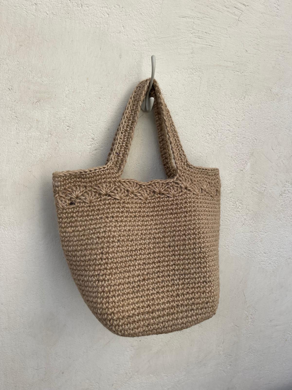 Sac Jute Haut Broderie