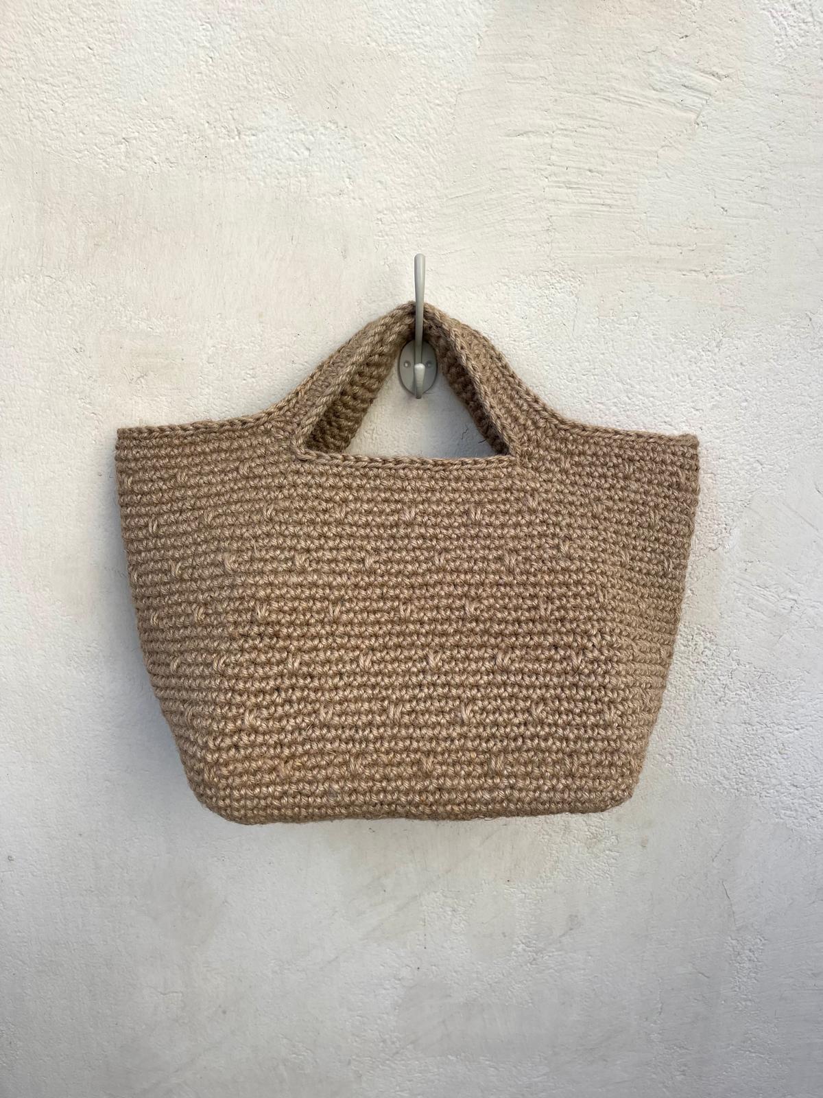 Sac Cabas Jute Boutons