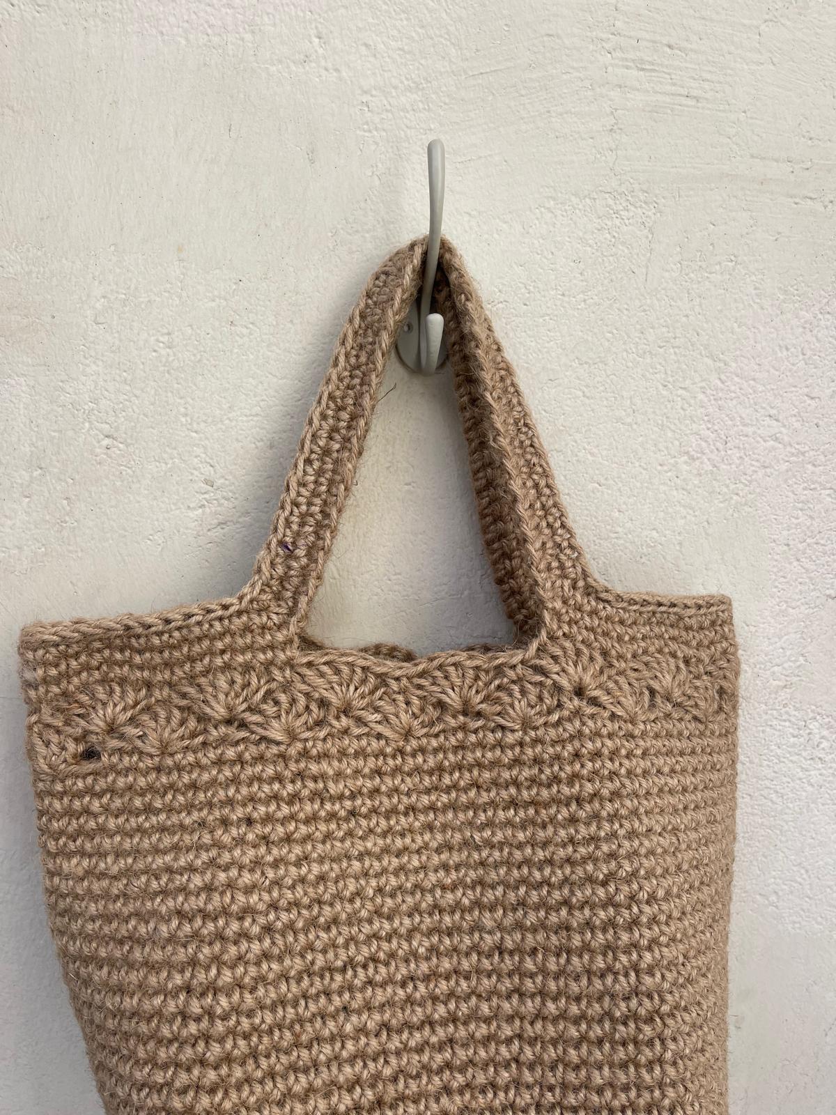 Sac Jute Haut Broderie