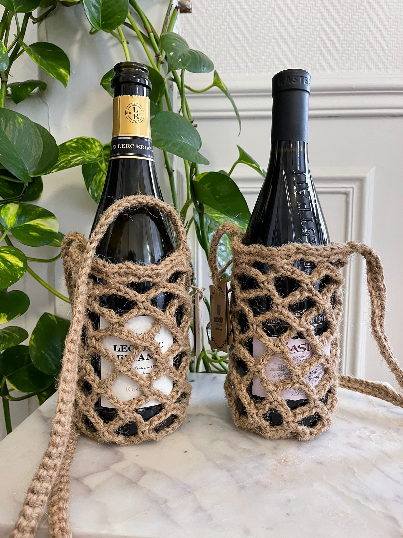 Porte Bouteille Jute