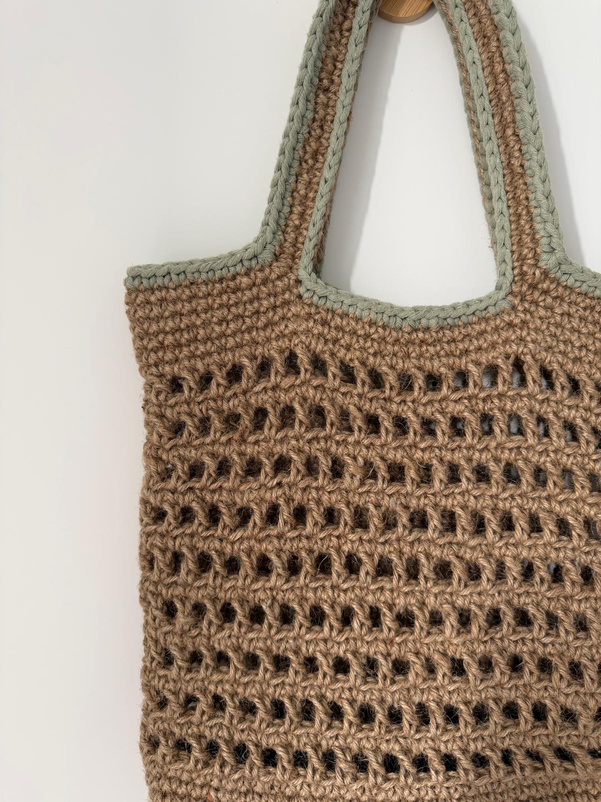 Sac Jute Filet Avoska Vert Sauge