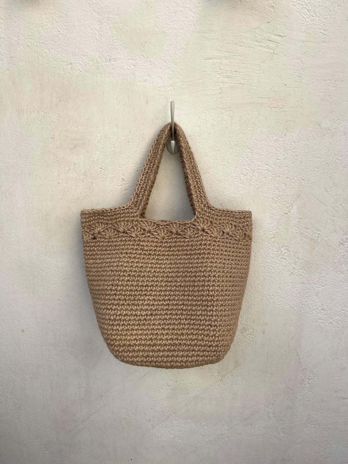 Sac Jute Haut Broderie