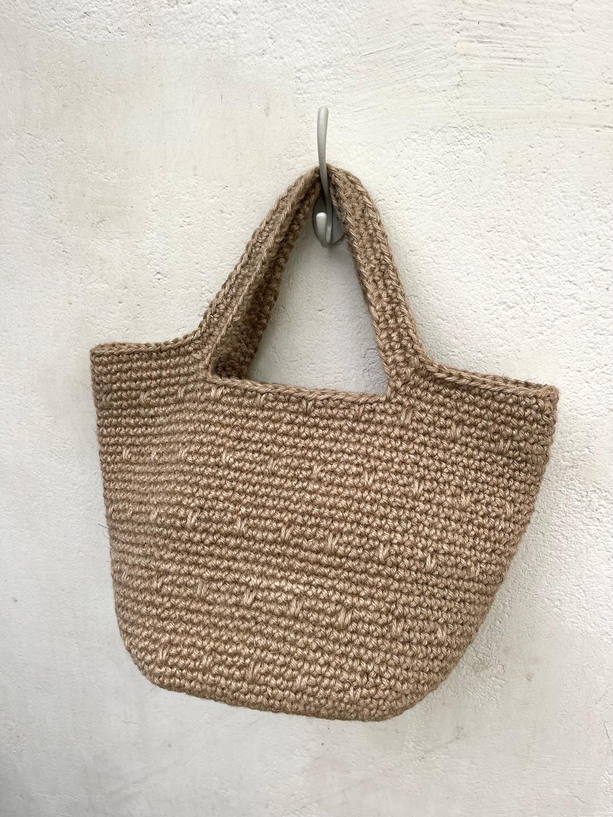 Sac Cabas Jute Boutons