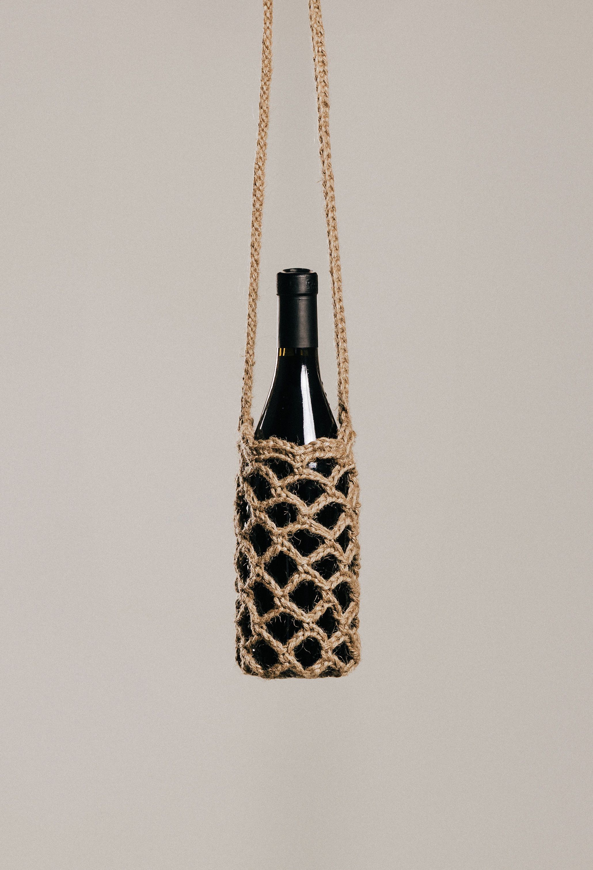 Porte Bouteille Jute