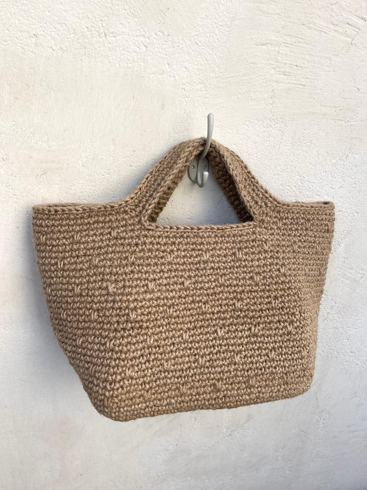 Sac Cabas Jute Boutons