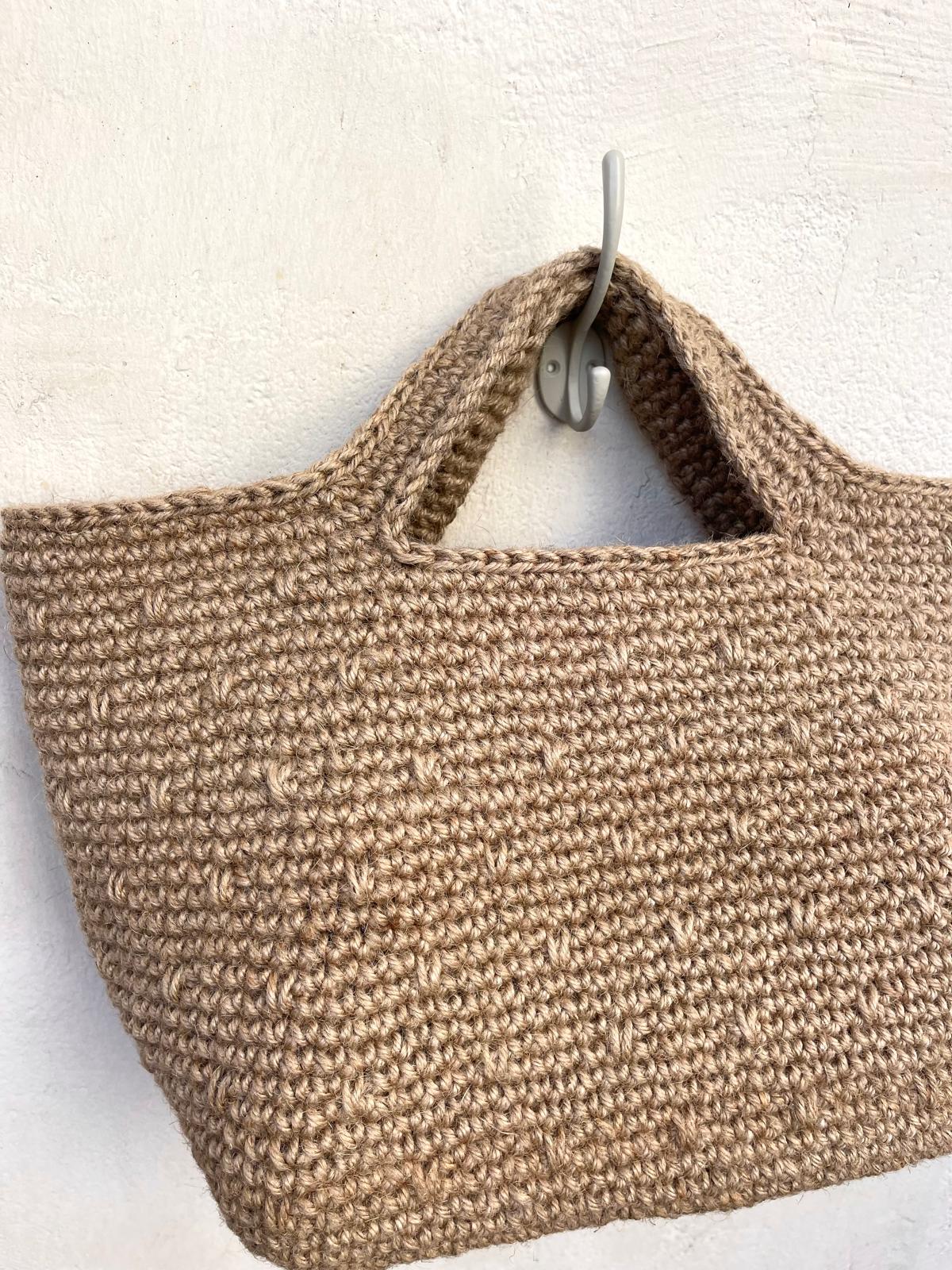 Sac Cabas Jute Boutons