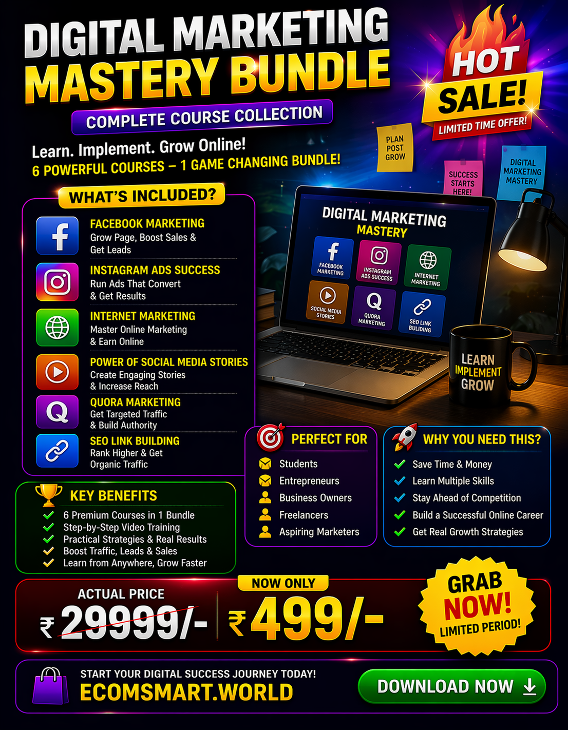 Digital Marketing Mastery Bundle (Complete Course Collection)