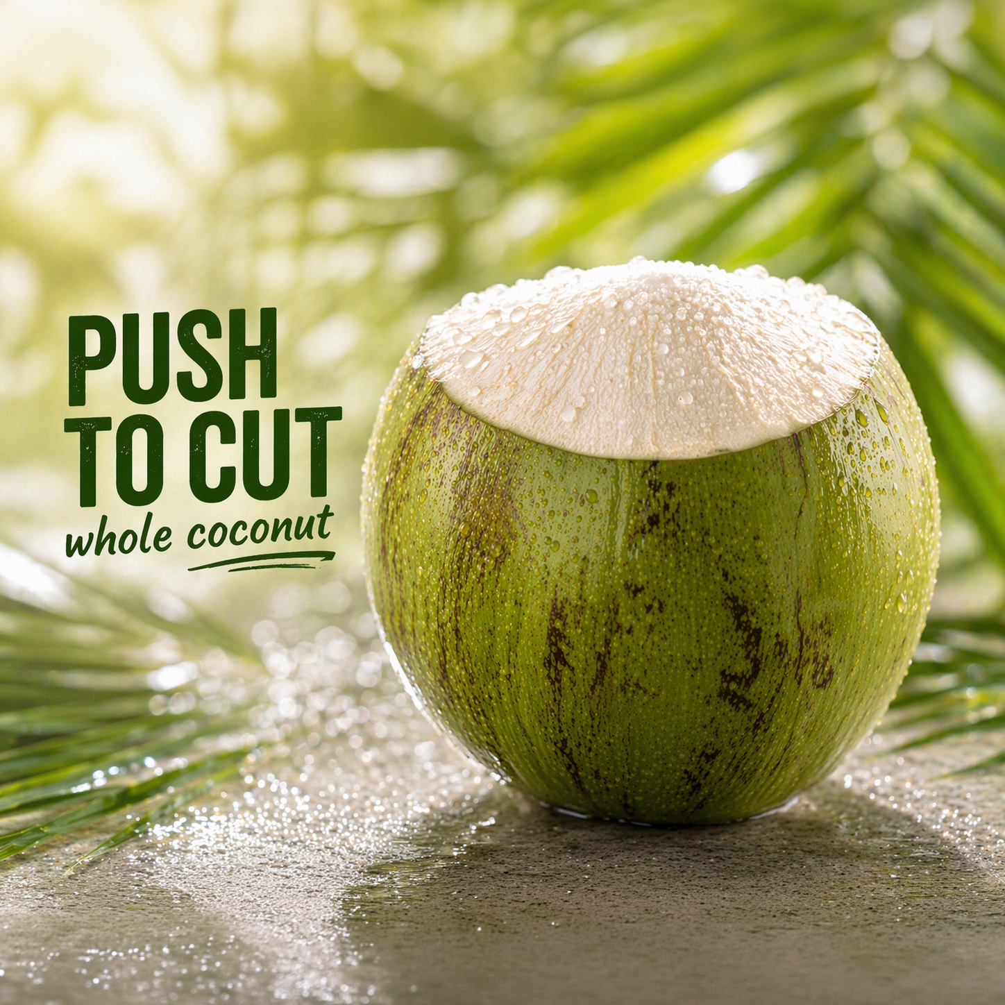 Fresh Green Coconut (Easy Cut – Ready to Drink)