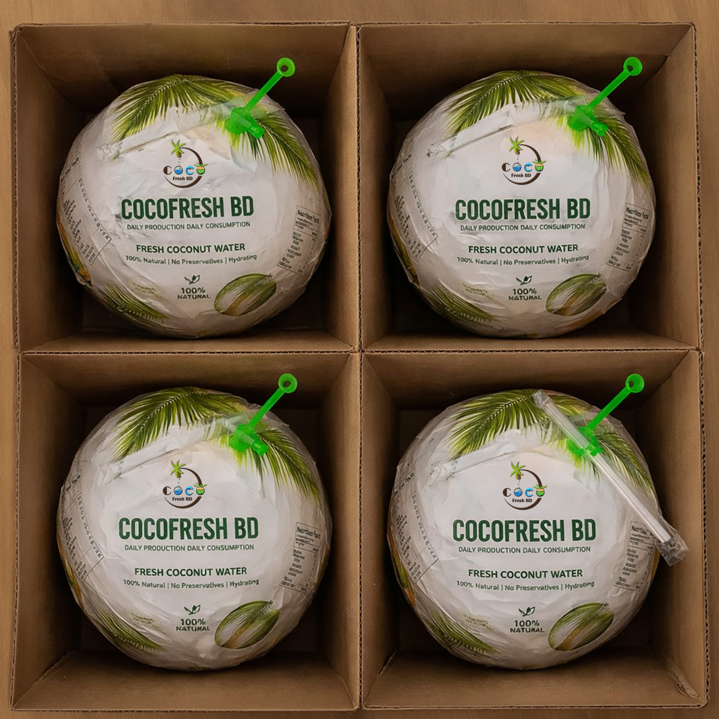 CocoFresh Family Pack ( 4 Pack )