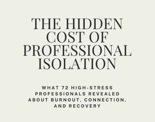 The Hidden Cost of Professional Isolation