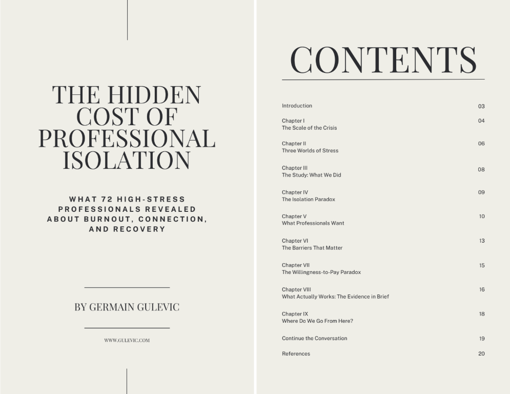 The Hidden Cost of Professional Isolation