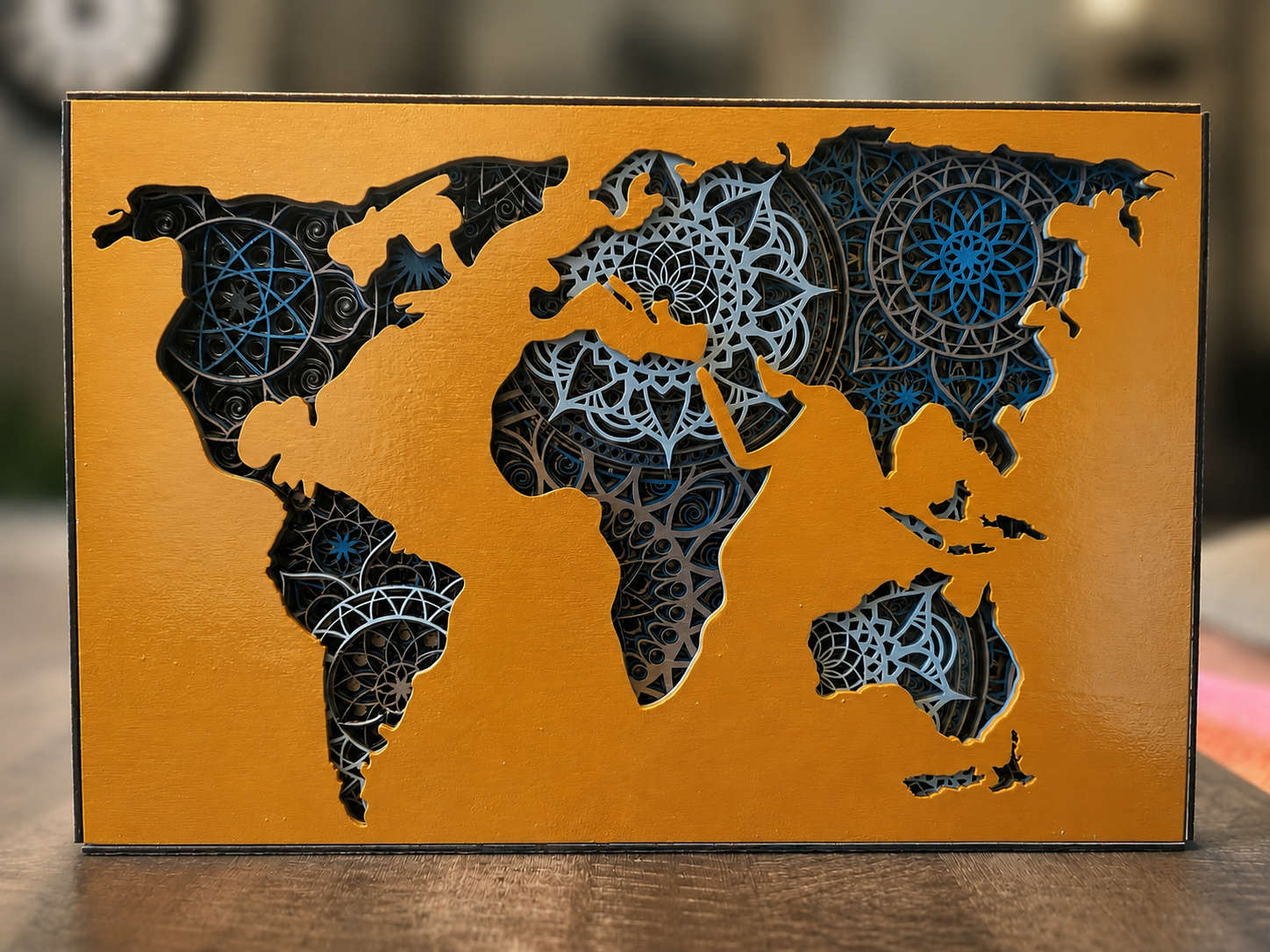 Carte du Monde Décorative