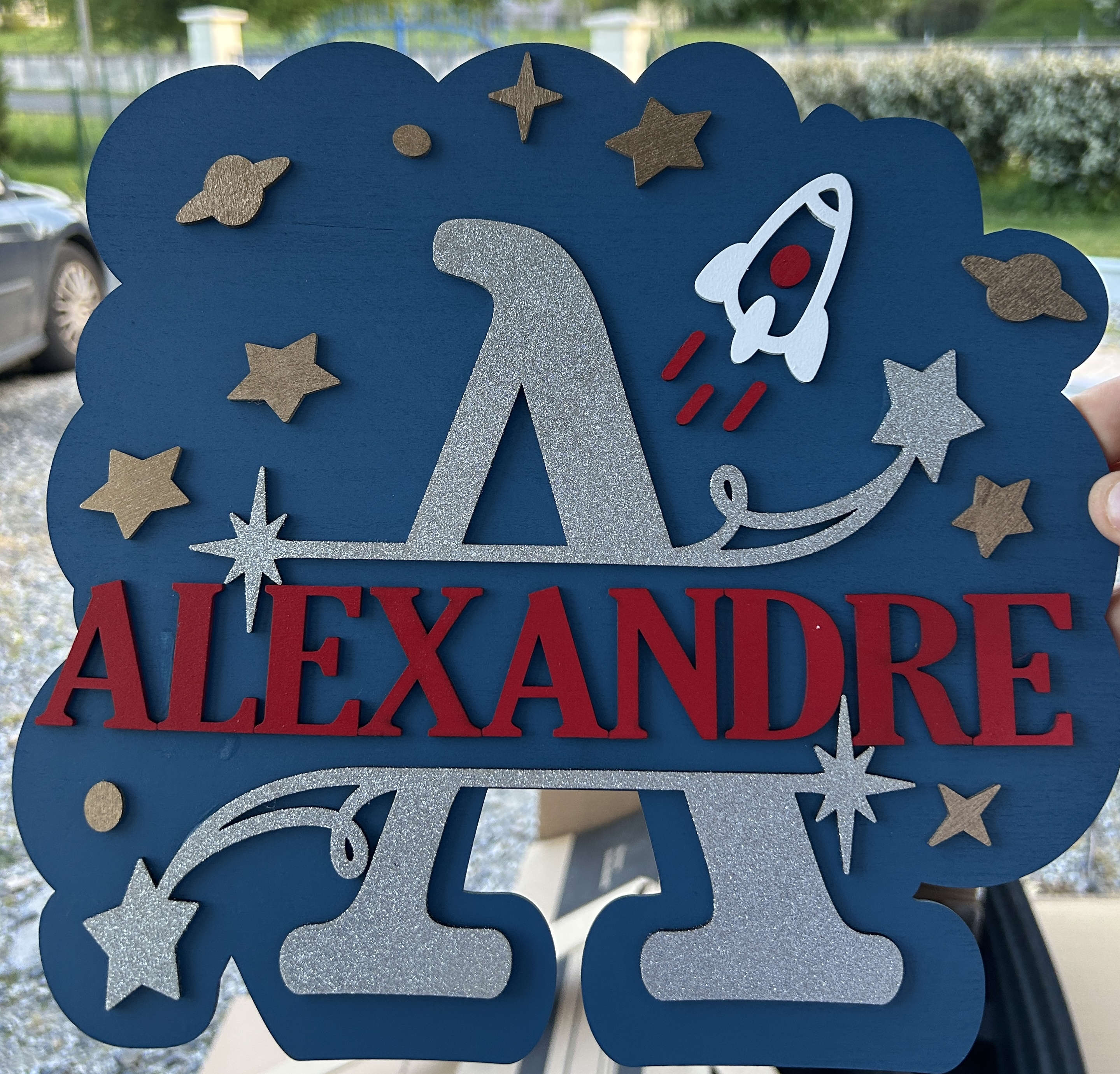 Plaque prénom personnalisée Modèle 1