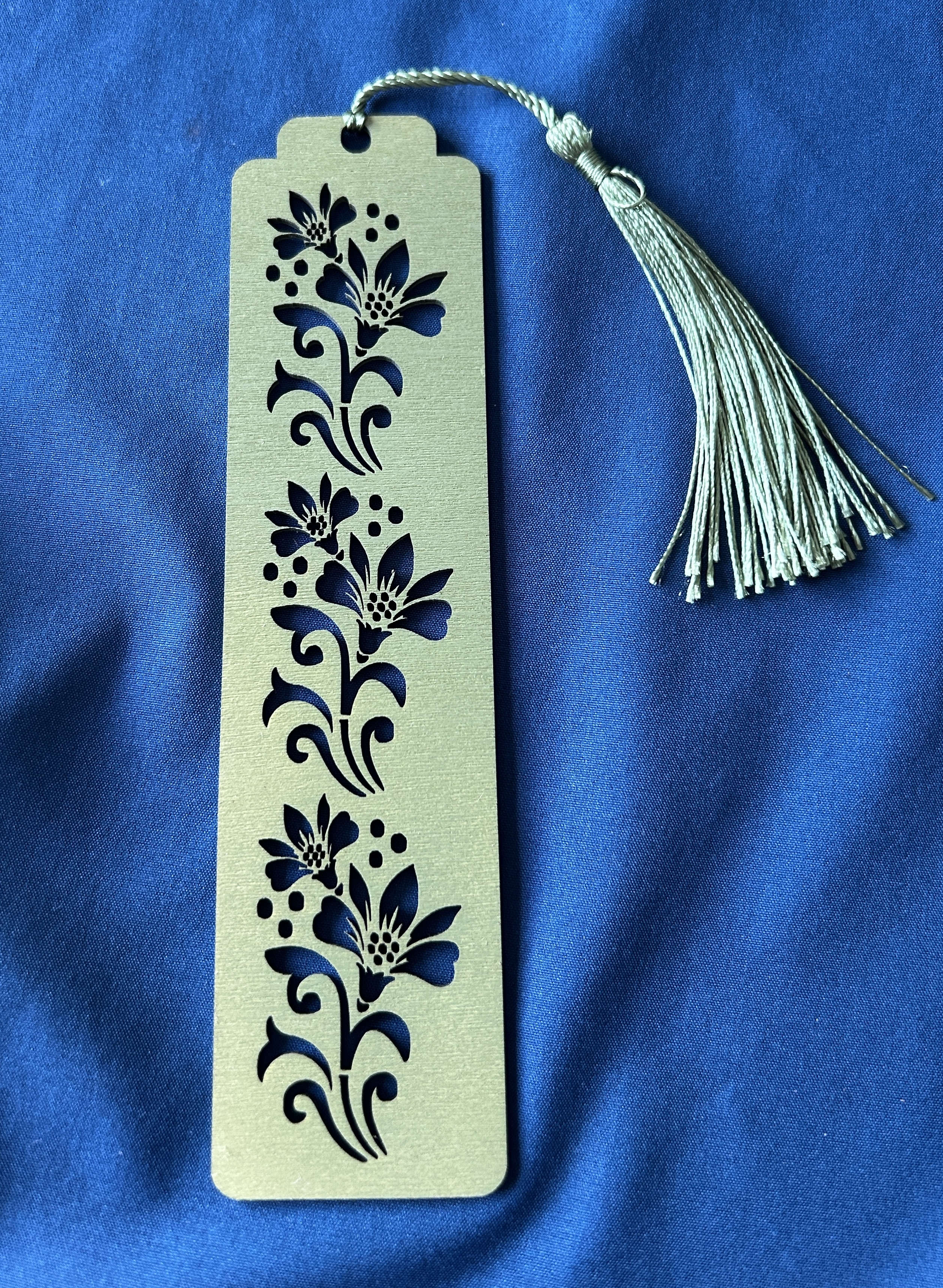 Marque-page en bois Eclat Floral