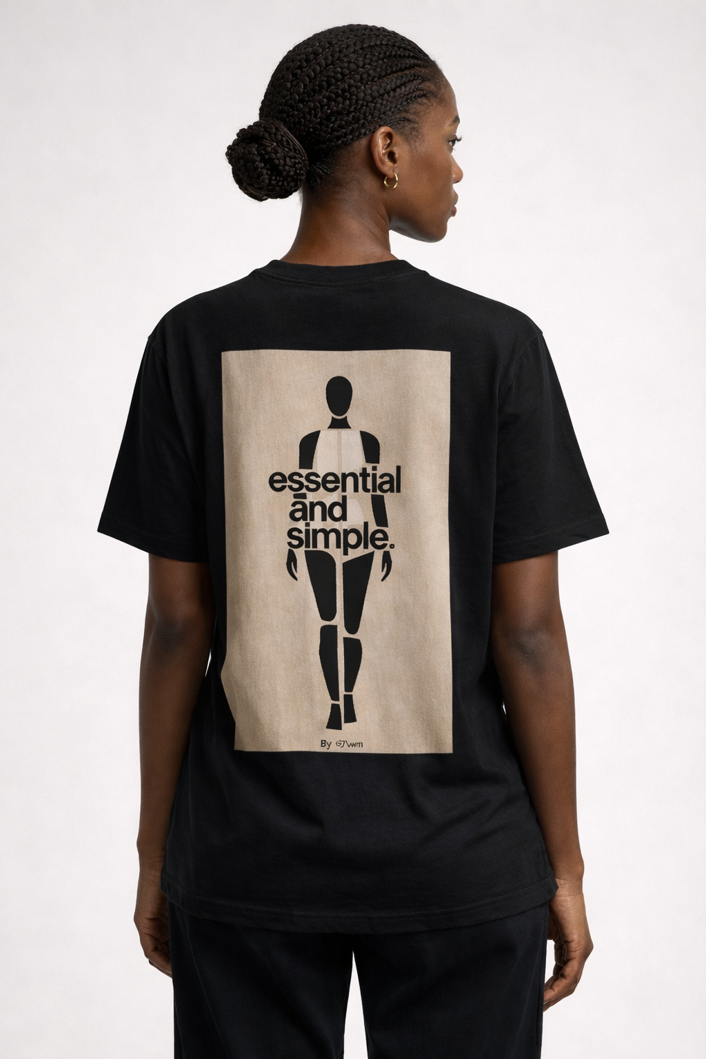 Minimalist Figure Graphic T-Shirt