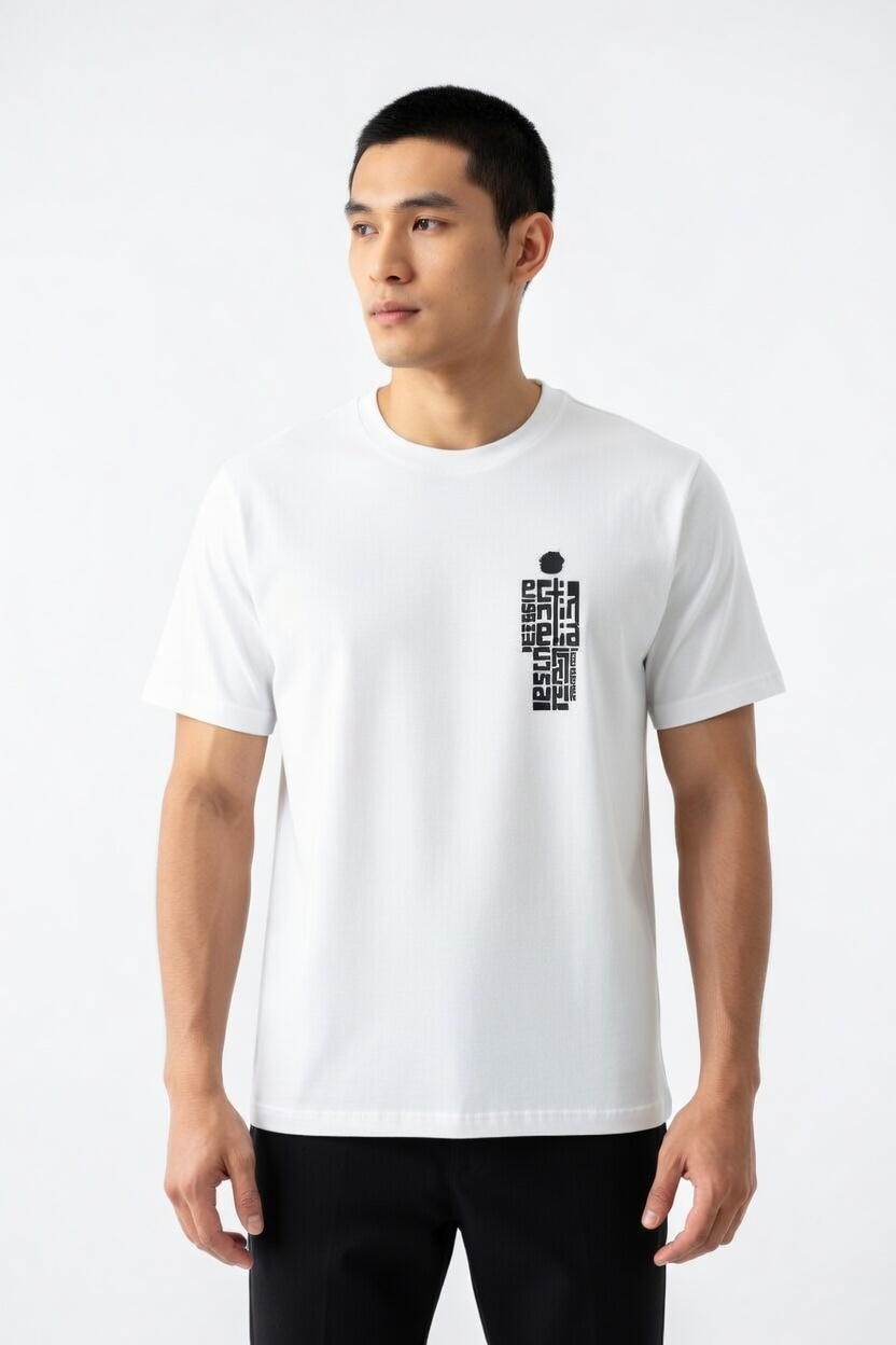 Minimalist Geometric Graphic Tee