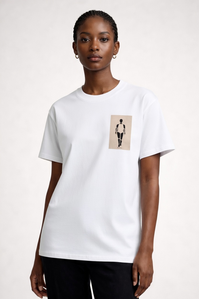 Minimalist Figure Graphic T-Shirt