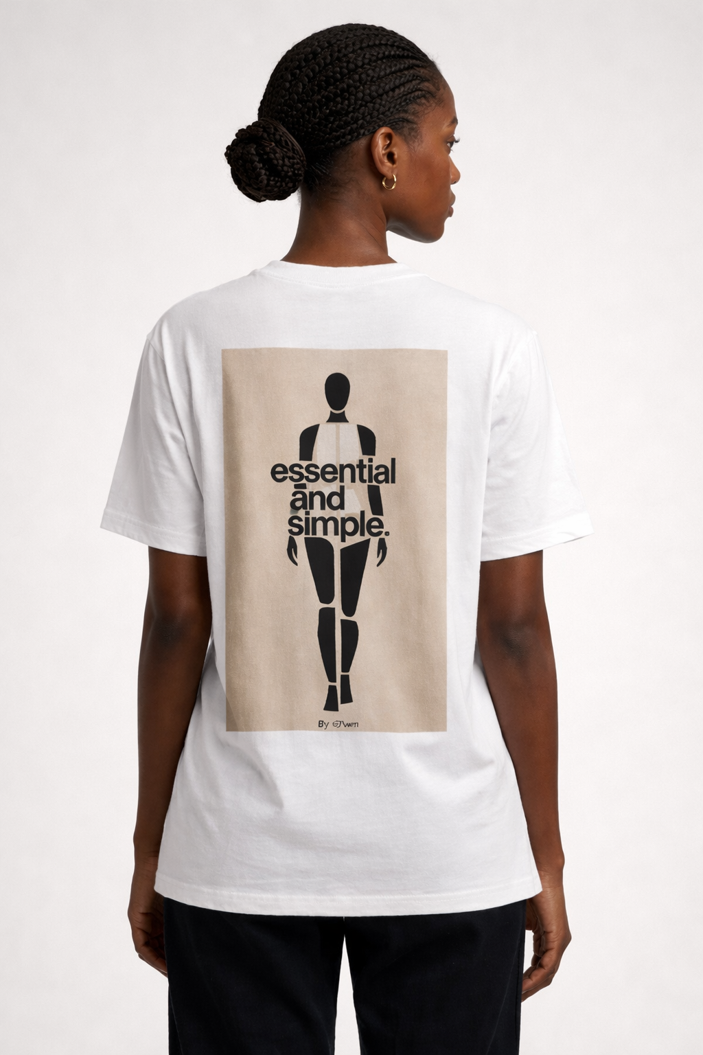 Minimalist Figure Graphic T-Shirt