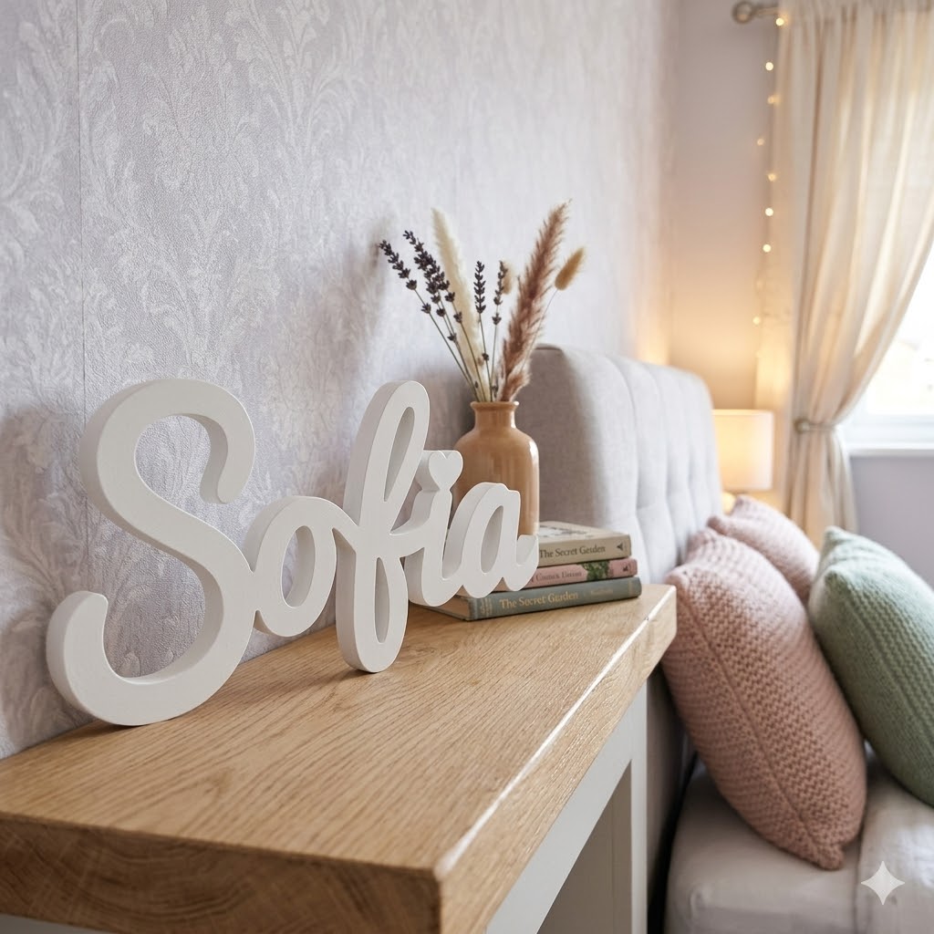 Placa Decorativa com Nome Sofia