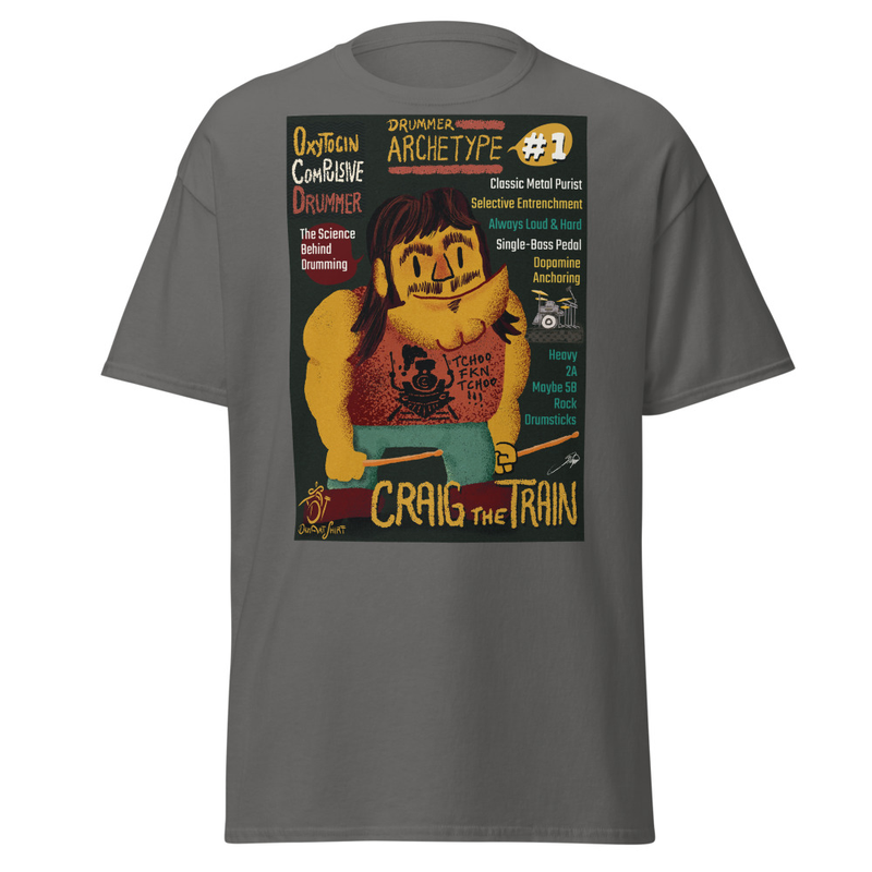 Craig the Train Unisex "Drummer Archetype" classic tee
