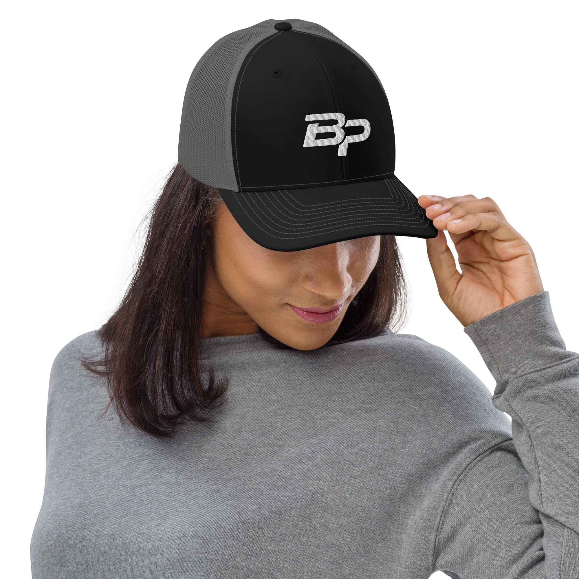 Baseline Trucker Hat, Classic Fit, Premium Mesh Snapback