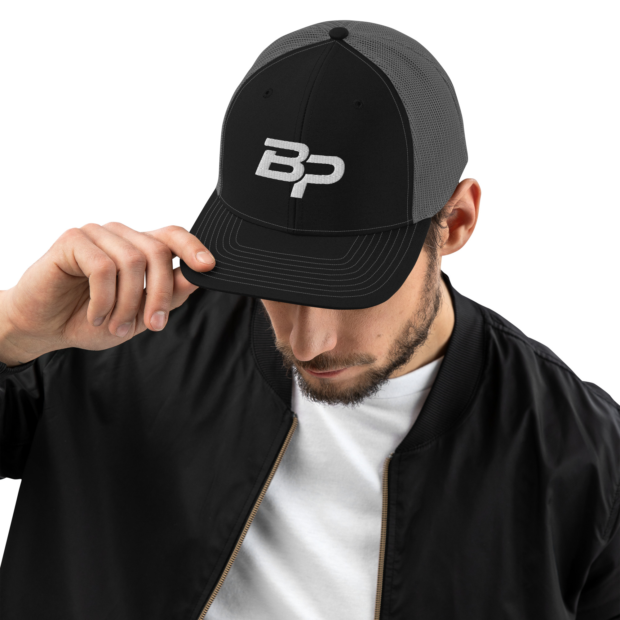 Baseline Trucker Hat, Classic Fit, Premium Mesh Snapback