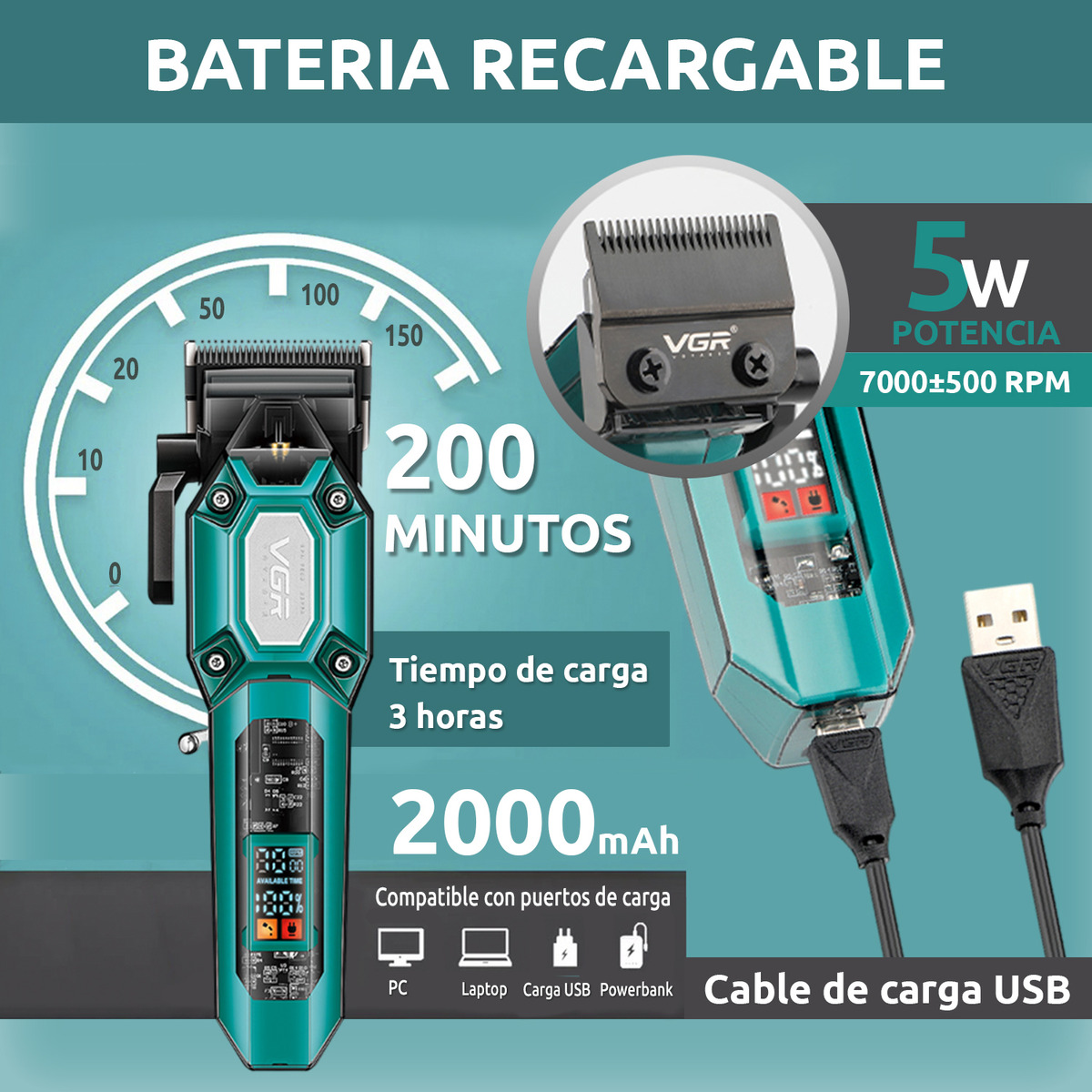 Makinë Qethjeje Profesionale VGR V-600 / V-900