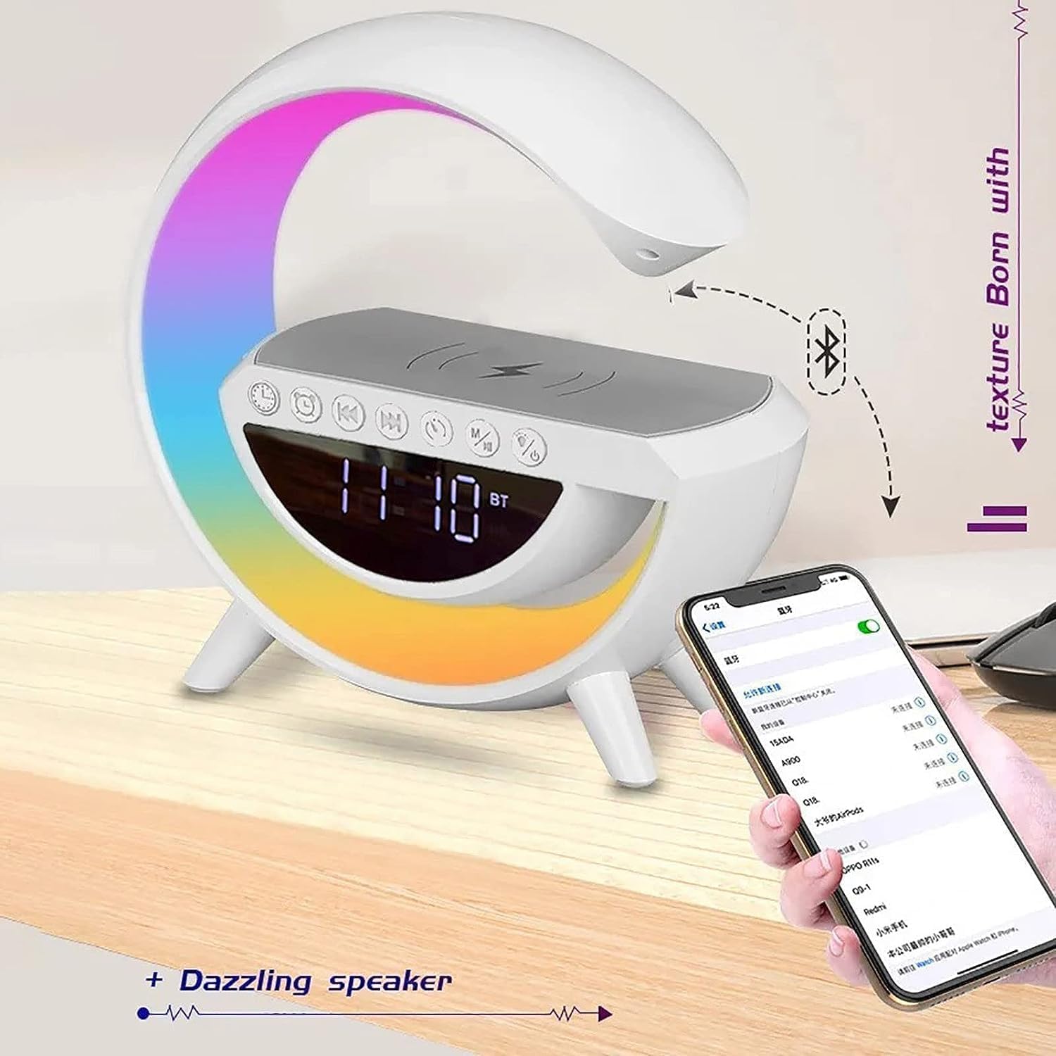 BT-3401 Wireless Charging Speaker