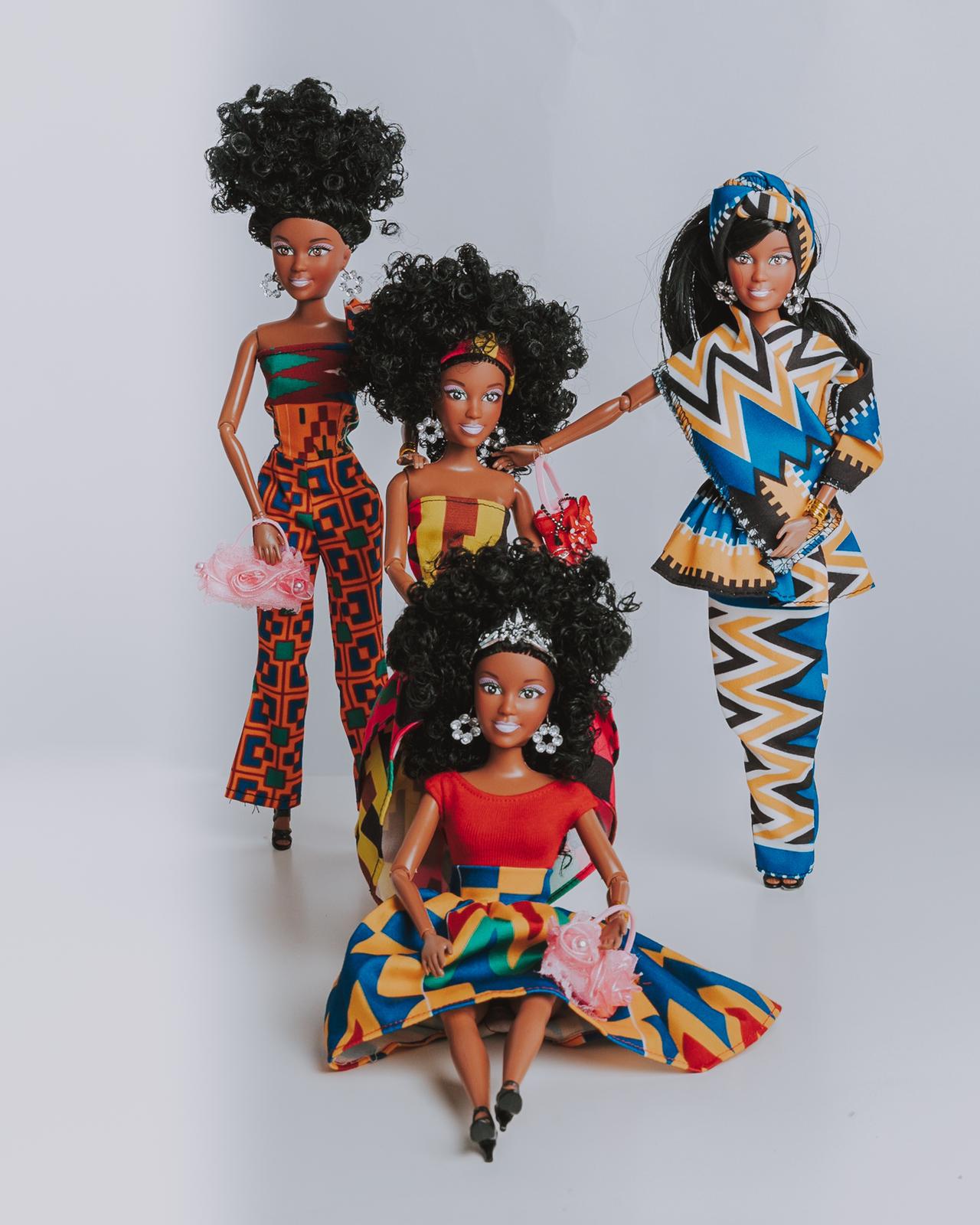 Ema Dolls - African Heritage Fashion Dolls Set