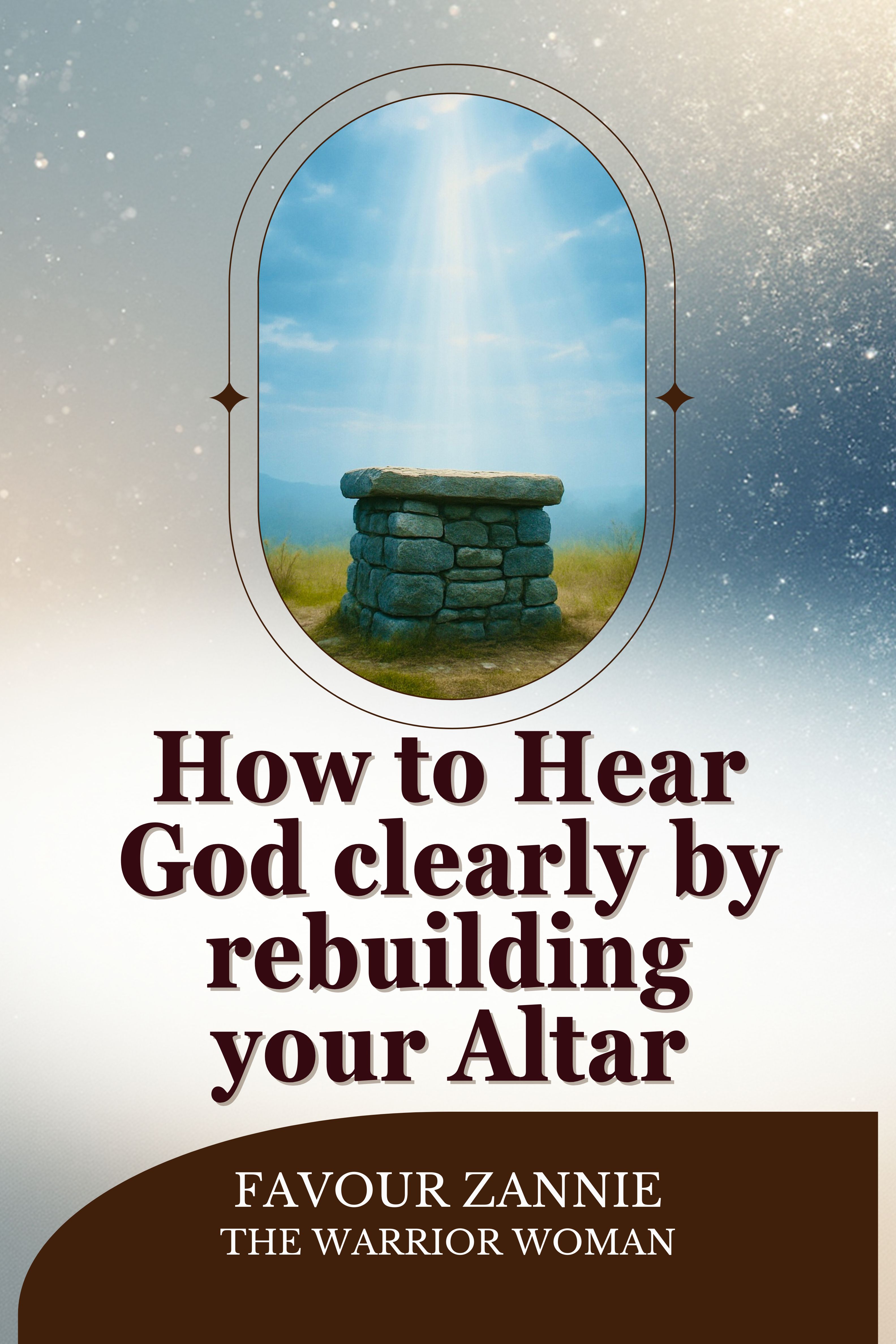 How to Hear God Clearly By Rebuilding Your Altar