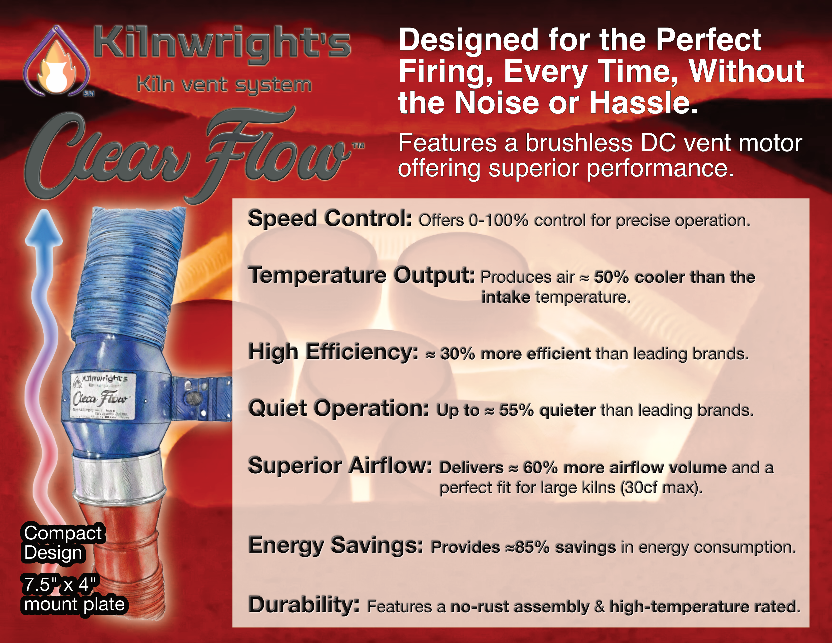 ClearFlow™ Kiln Venting System 