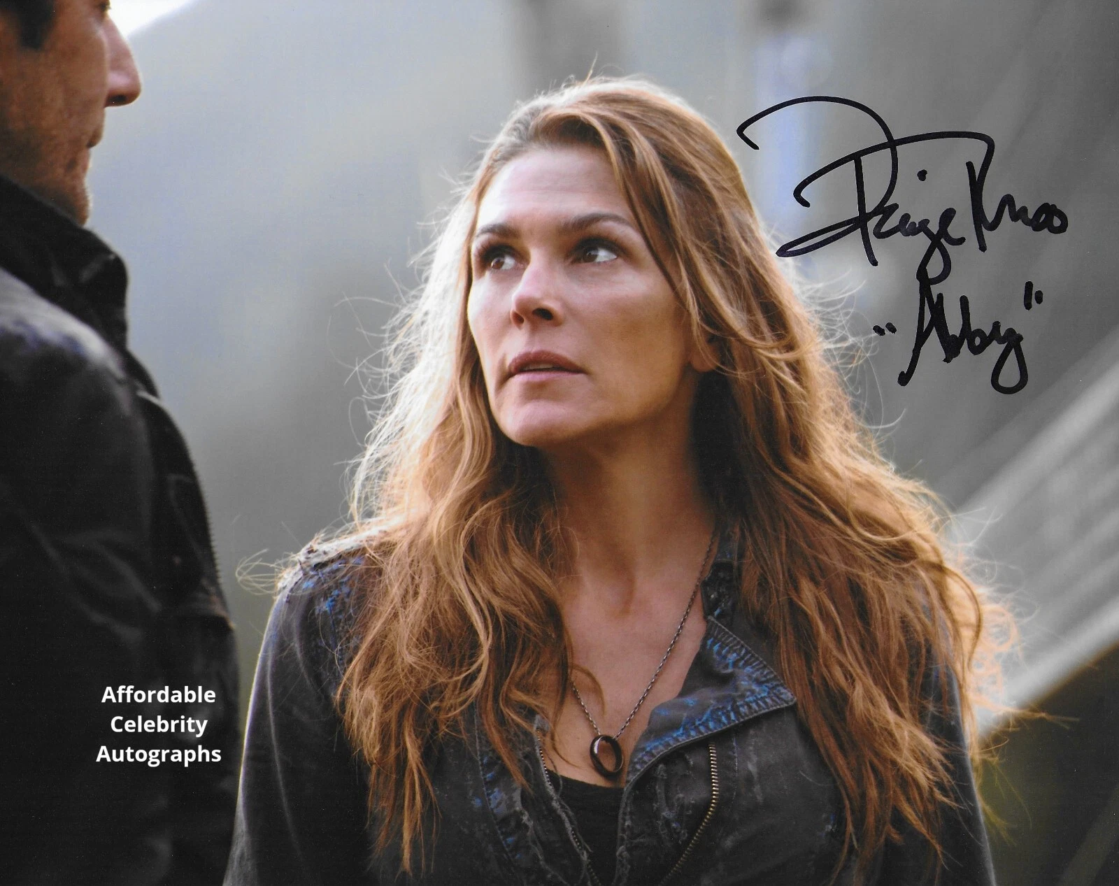 PAIGE TURCO in THE 100 as Abigail Griffin. In Per. COA. 10"x8"