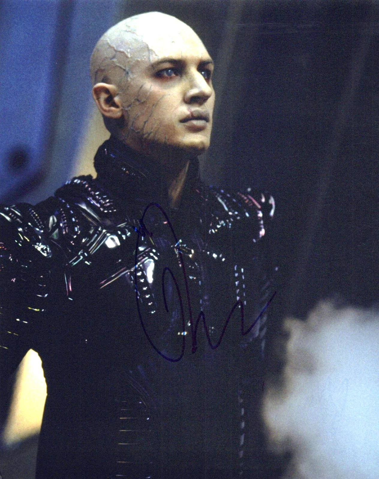 TOM HARDY in STAR TREK NEMESIS as Shinzon. COA. In Pers. 10"x8"