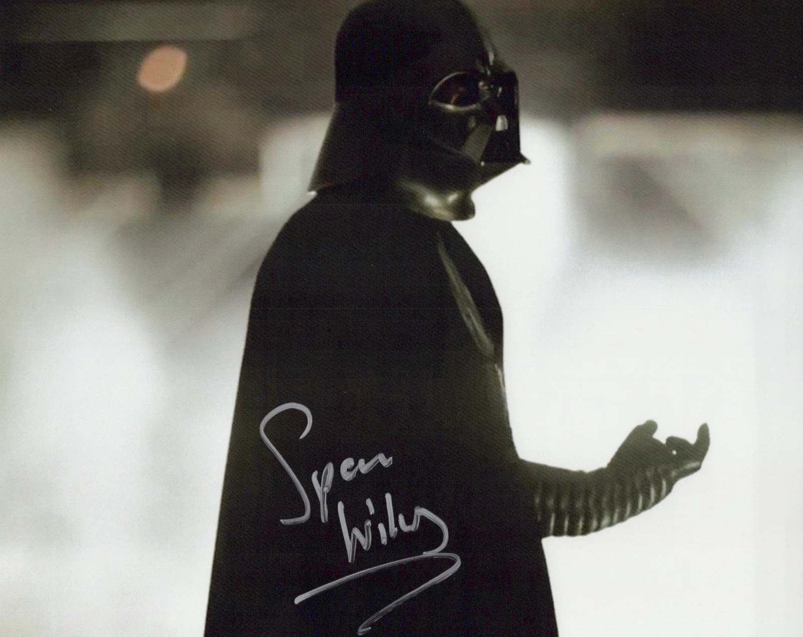 SPENCER WILDING in STAR WARS: ROGUE ONE as Darth Vader.In Pers.COA.10"x8"