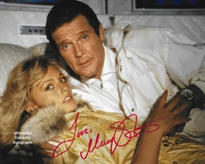 MARY STAVIN in BOND: A VIEW TO A KILL as Kimberley Jones.COA.In pers.10"x8"