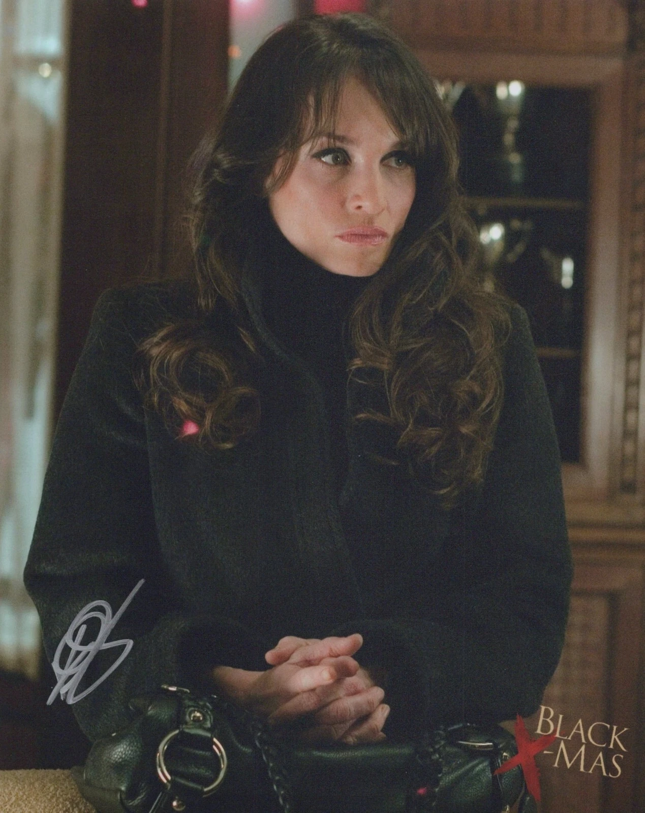 KRISTEN CLOKE in BLACK X-MAS as Leigh Colvin. COA. In Pers. 10"x8"