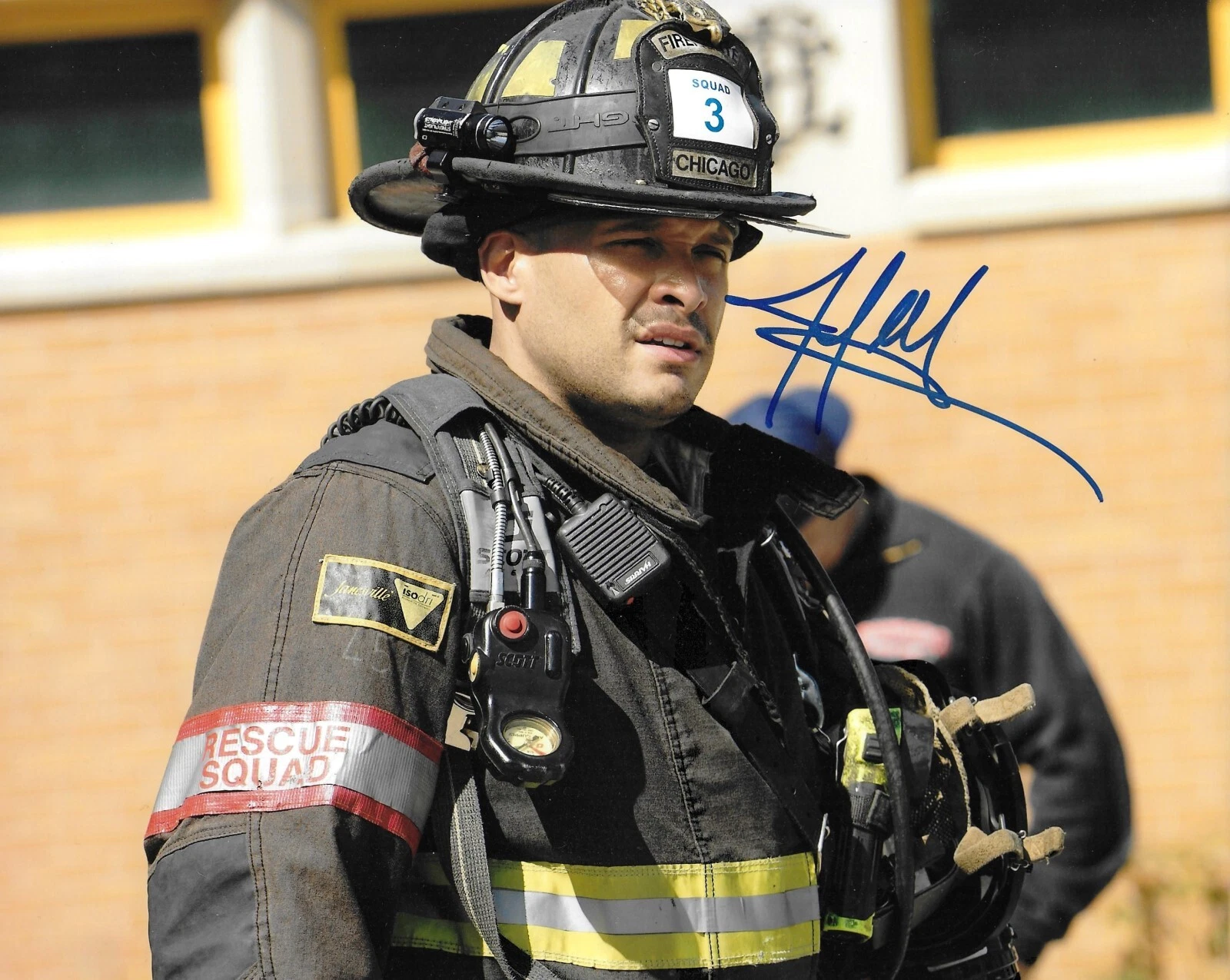JOE MINOSO in CHICAGO FIRE as Joe Cruz. COA. In Pers. 10"x8"