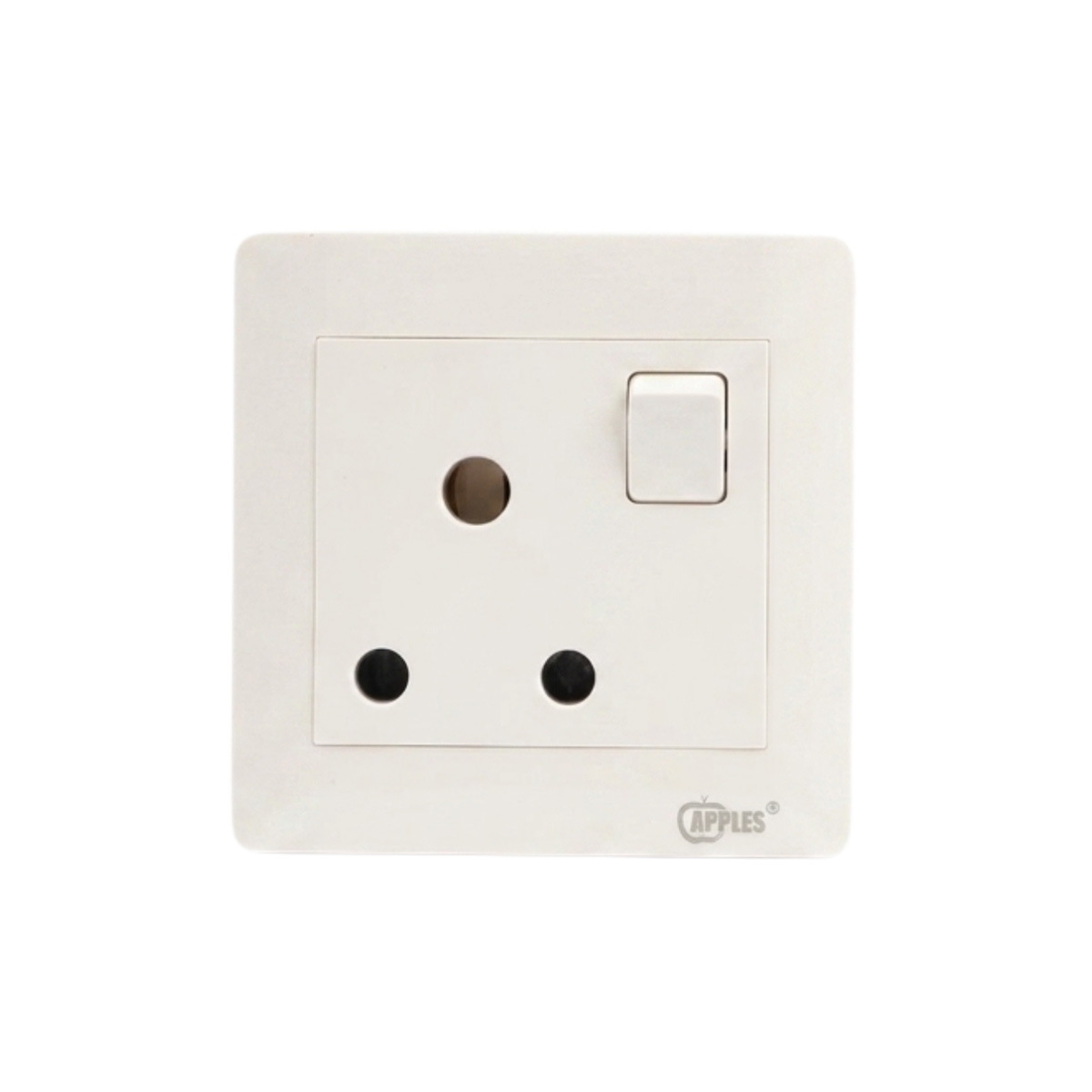16 AMP 3 Pin Round Socket With Switch