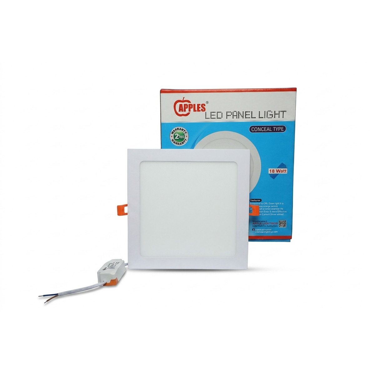 Square Conceal Panel Light – 18W
