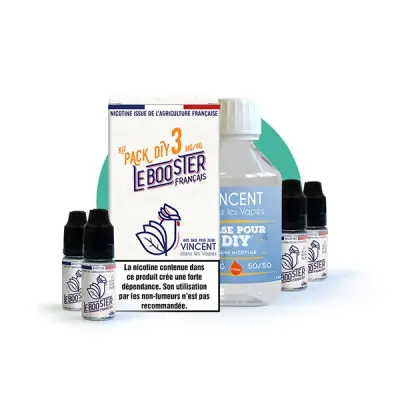 Pack DIY 50PG/50VG 3mg 210ml Vincent dans les Vapes