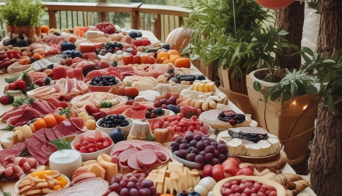 7ft Charcuterie Grazing Table