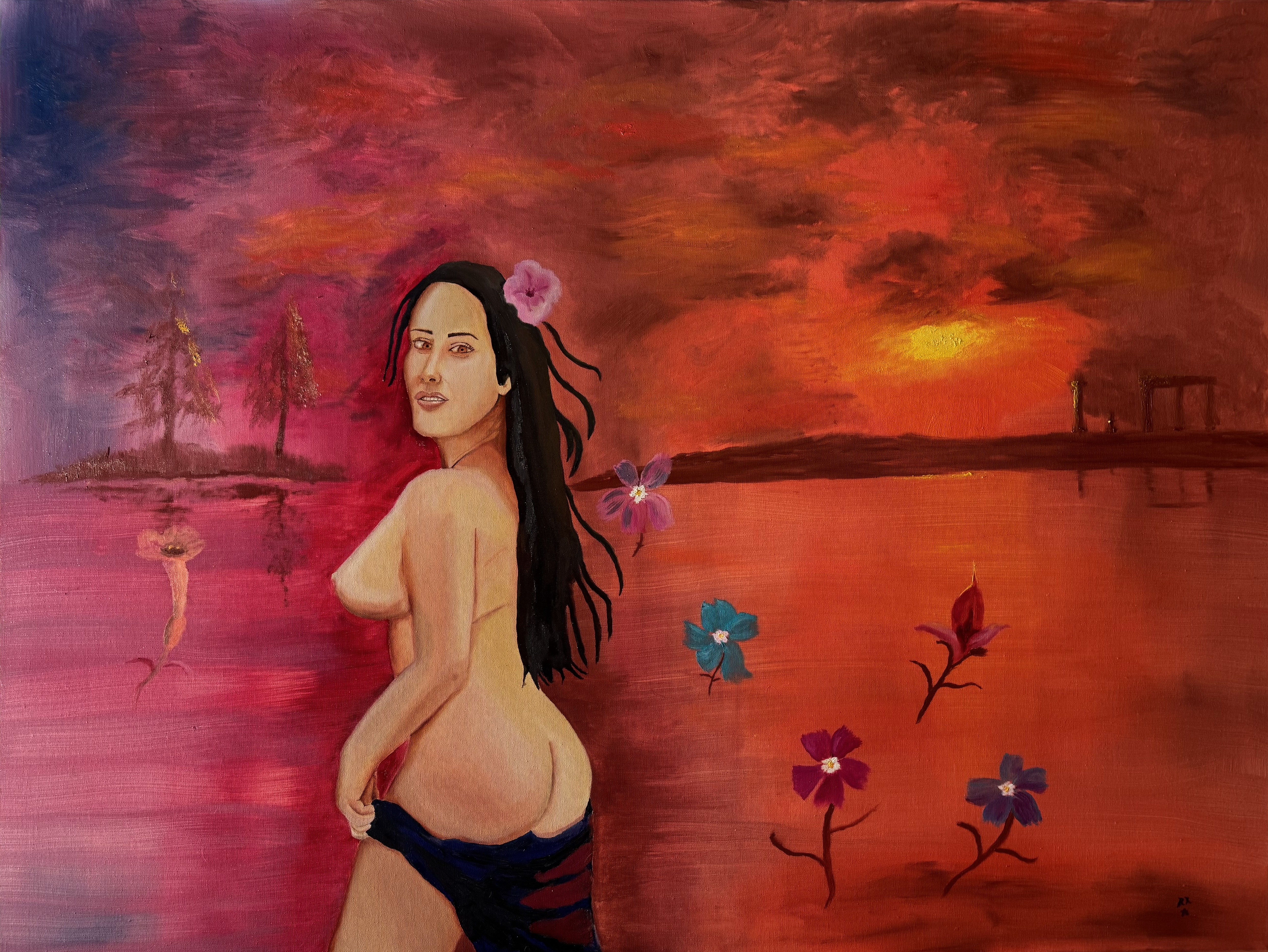 Antheia Goes for a Swim