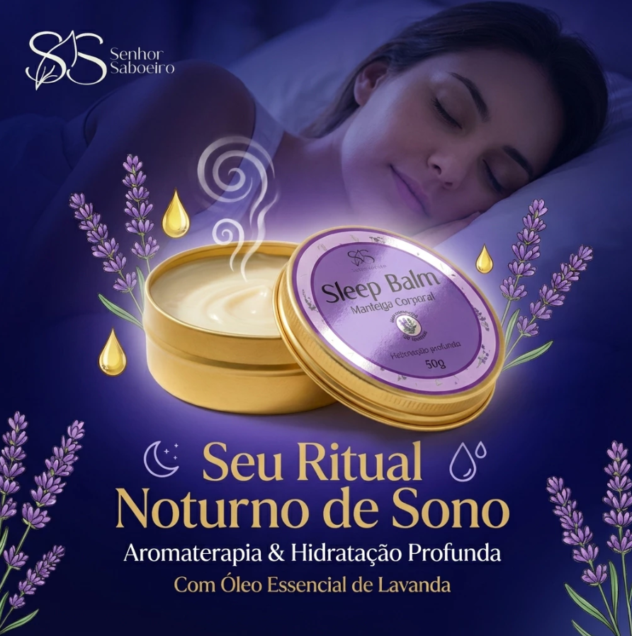 Sleep Balm Relaxante Insônia Ansiedade 50g